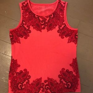 Athleta Red Workout Top